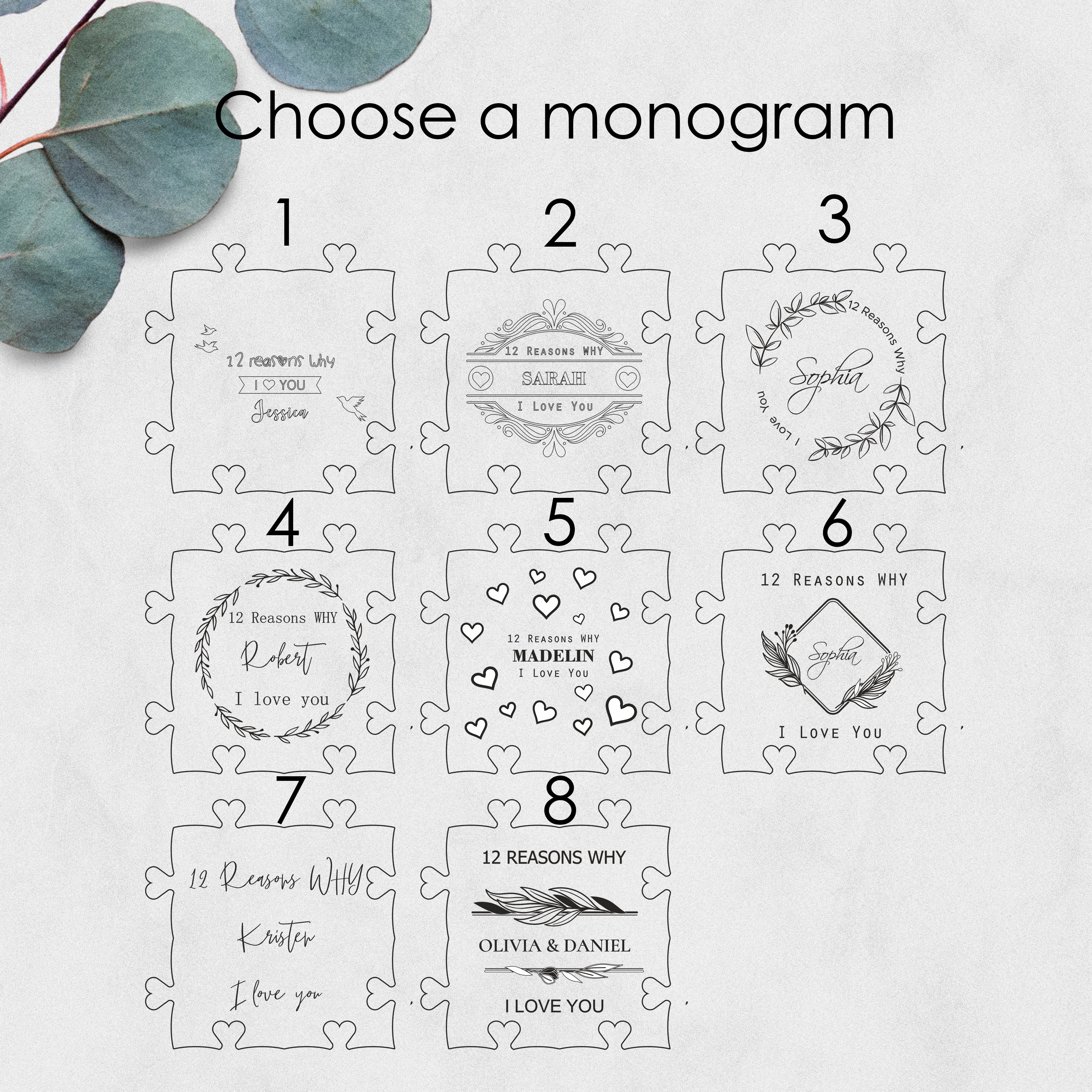 Romantic Wooden Puzzle – Rectangle