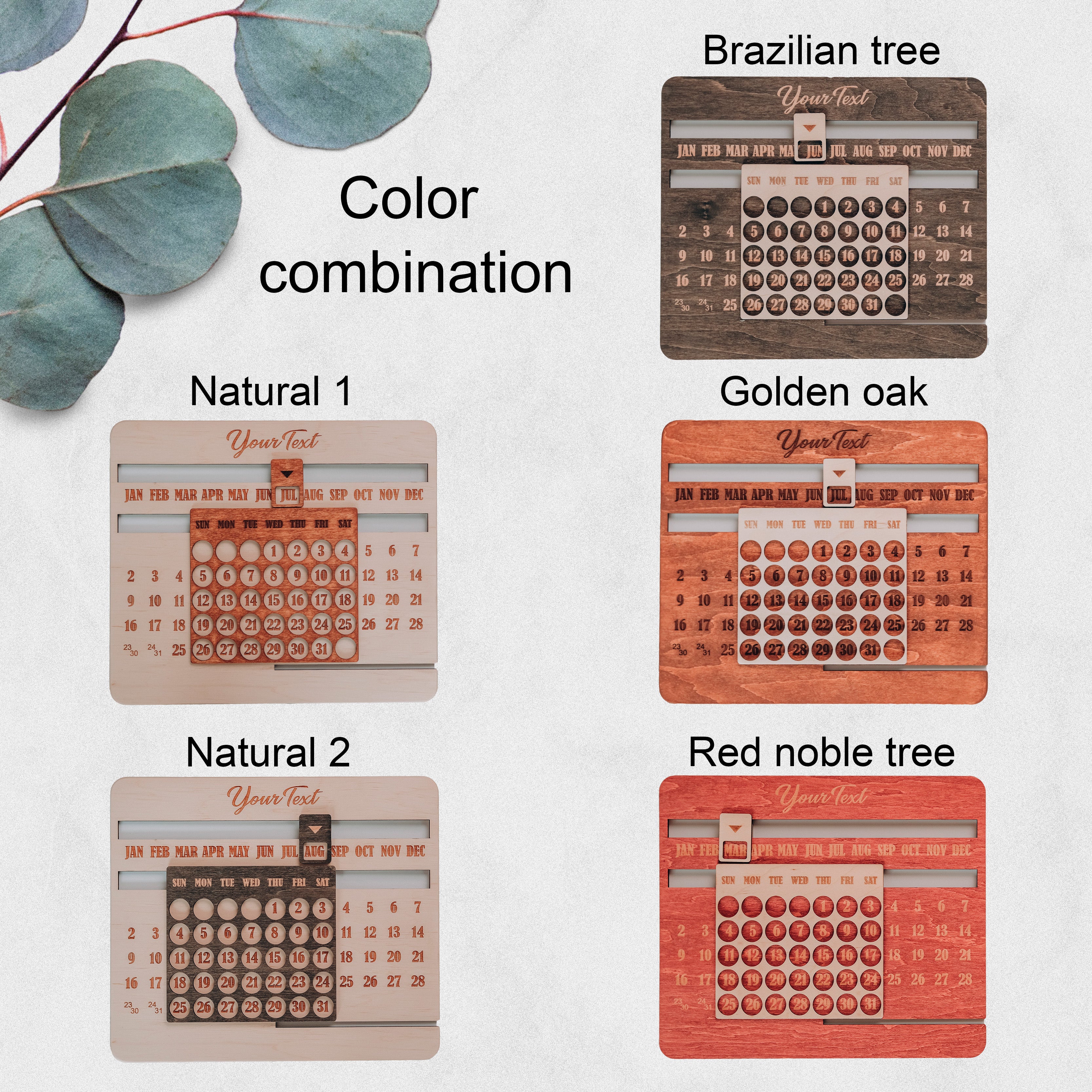 Personalized Perpetual Calendar